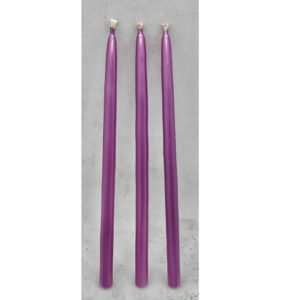 VELA VIOLETA METALIZADA finita