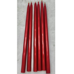 VELA ROJA METALIZADA finita