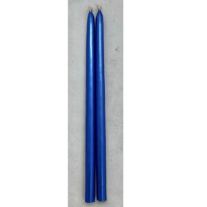VELA AZUL METALIZADA finita