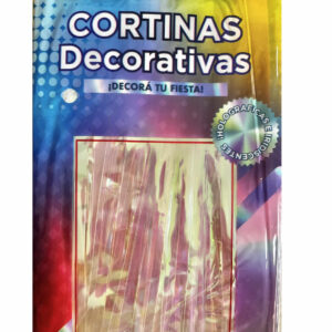 CORTINA FLECOS IRIDISCENTE