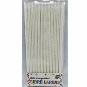 VELA BLANCA LARGAS con gibre