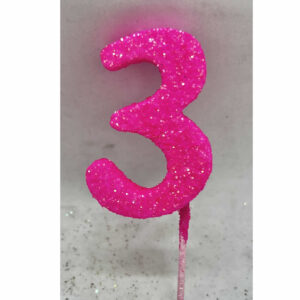 NUMERO 3 ROSA ADORNO TORTA gibre