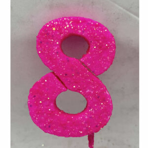 NUMERO 8 ROSA ADORNO TORTA gibre