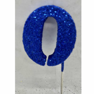 NUMERO 0 AZUL ADORNO TORTA gibre