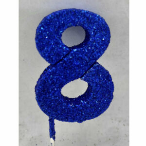 NUMERO 8 AZUL ADORNO TORTA gibre