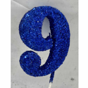 NUMERO 9 AZUL ADORNO TORTA gibre