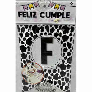 BANDERIN FELIZ CUMPLEAÑOS VACA