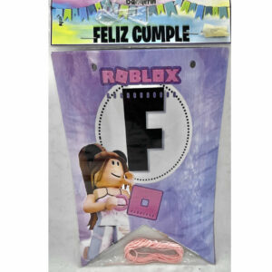 BANDERIN FELIZ CUMPLE ROBLOX
