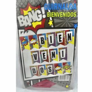 BANDERIN BUENVENIDOS BANG