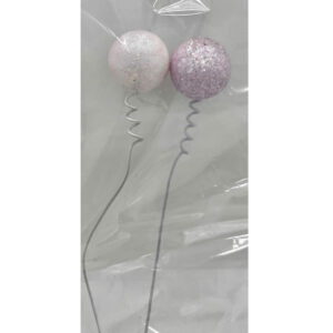 ADORNO PARA TORTA PELOTAS ROSAS