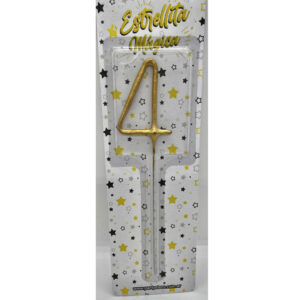 ESTRELLITA MAGICA dorado numero 4