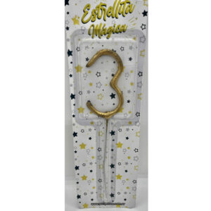 ESTRELLITA MAGICA dorado numero 3
