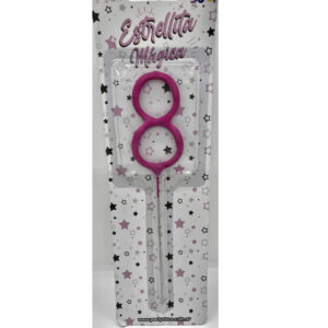 ESTRELLITA MAGICA rosa numero 8
