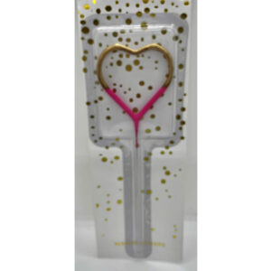ESTRELLITA MAGICA corazon mitad dorado mitad rosa
