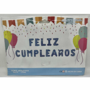 GLOBO FELIZ CUMPLEANOS CELESTE