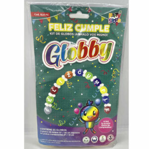 GLOBO FELIZ CUMPLE CONTINUO KIT