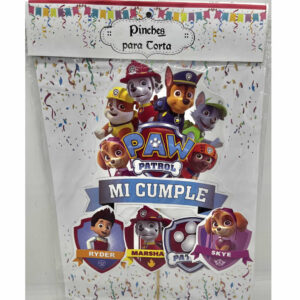 ADORNO TORTA MI CUMPLE PAW PATROL