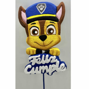 ADORNO TORTA FELIZ CUMPLE PAW PATROL CHASE