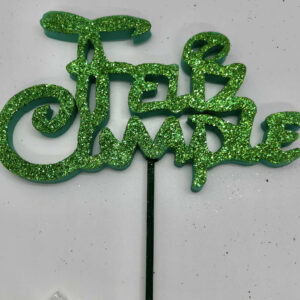 CARTEL FELIZ CUMPLE VERDE