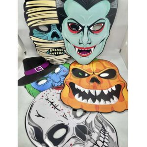 MASCARAS DE PAPEL HALLOWEEN