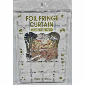 CORTINA CUADROS CHICOS HOLOGRAFICA PLATA