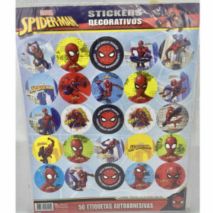 STICKERS HOMBRE ARANA x 50 unidades