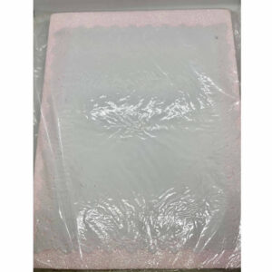 BANDEJA RECTANGULAR ROSA con gibre para torta