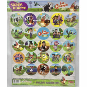 STICKERS LA GRANJA DE ZENON x 50