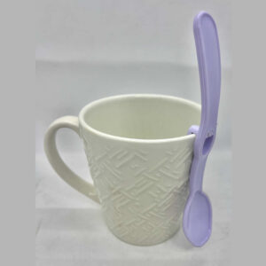 CUCHARA PLASTICA LILA
