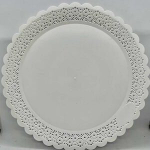 BANDEJA PLASTICA BLONDA REDONDA