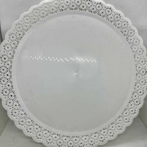 BANDEJA PLASTICA BLONDA REDONDA