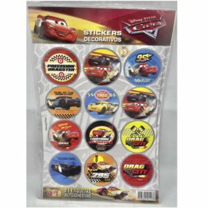 STICKERS CARS 24 unidades