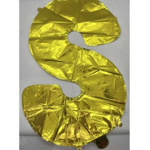 GLOBO NUMERO 8 DORADO 16"