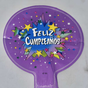 GLOBO FELIZ CUMPLEANOS MINI VIOLETA