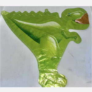 GLOBO FORMA DINOSAURIO verde CHICO