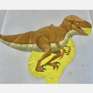 GLOBO FORMA DINOSAURIO marron CHICO