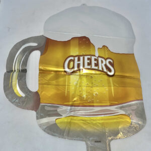GLOBO FORMA VASO CERVEZA CHICO