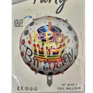 GLOBO HAPPY BIRTHDAY DORADO