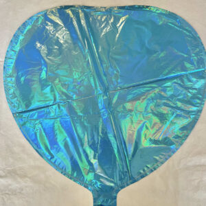 GLOBO CORAZON CELESTE 18"
