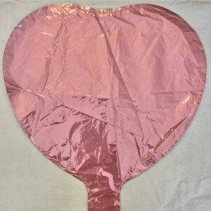 GLOBO CORAZON ROSA 5"