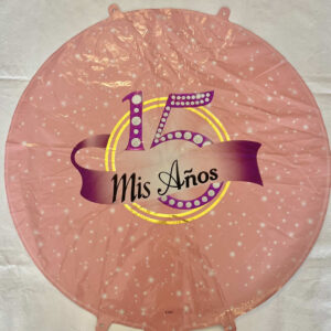 GLOBO MIS 15 ANIOS ROSA 18"