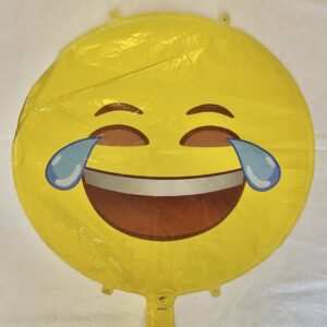 GLOBO EMOJI risa con lagrimas 18" 45 cm