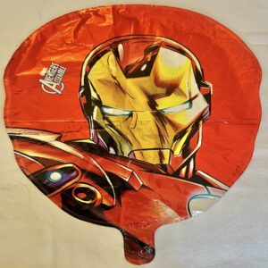 GLOBO CARA IRON MAN 10" 25 cm