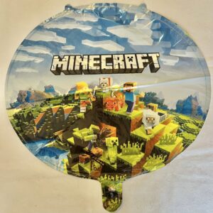 GLOBO MINECRAFT 18" 45 cm