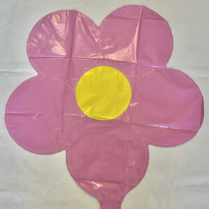 GLOBO FLOR 18" VERDE ROSA