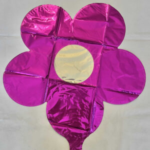 GLOBO FLOR 18" VERDE FUCSIA