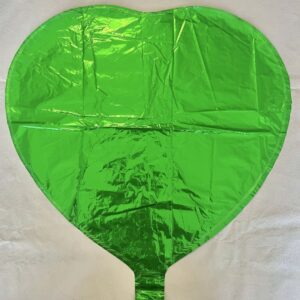 GLOBO CORAZON 18" VERDE