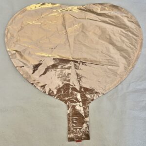 GLOBO CORAZON ROSE 10" 25 cm