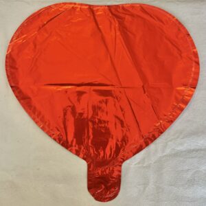 GLOBO CORAZON ROJO 10" 25 cm