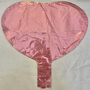 GLOBO CORAZON ROSA 10" 25 cm